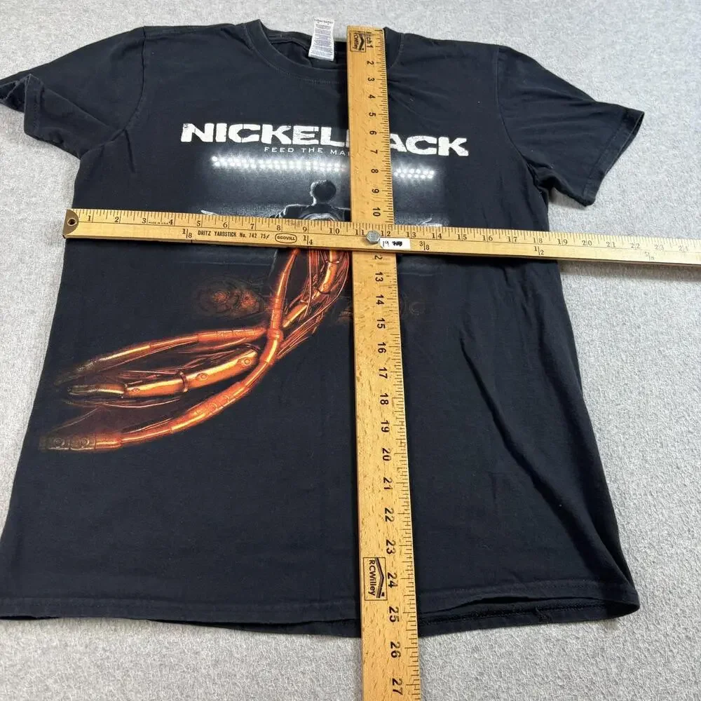 Nickelback Gildan Shirt Mens Medium Black Feed The Machine Tour 2017 Graphic Tee